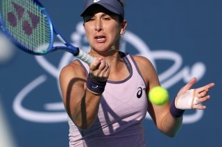Belinda Bencic s'est imposée en trois sets KEYSTONE/EPA/ALI HAIDER